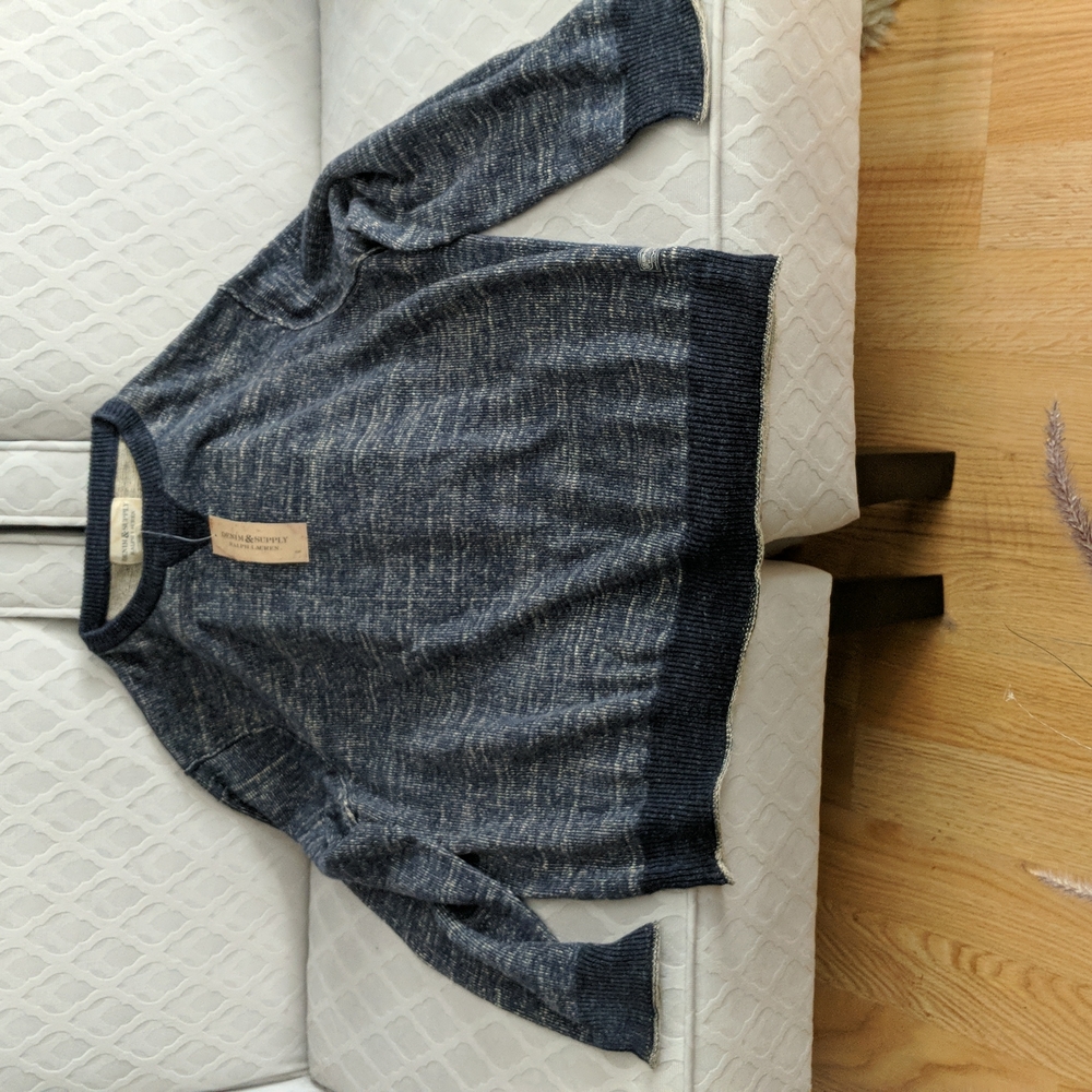 NWT Denim&Supply by Ralph Lauren, men’s, sweater, XXL, blu,